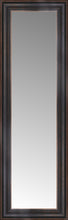 14" x 39" Aged Bronze Slope Custom Framed Mirror