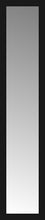 14" x 62" Soho Black Custom Framed Mirror