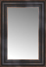 14" x 19" Aged Bronze Slope Custom Framed Mirror