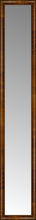 14" x 79" Belmont Light Brown Custom Framed Mirror