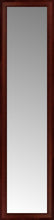 16" x 61" Ansley Mahogany Custom Framed Mirror