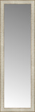 14" x 43" Libretto Antique Silver Custom Framed Mirror