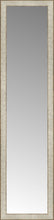 14" x 55" Libretto Antique Silver Custom Framed Mirror