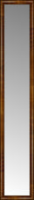 14" x 74" Belmont Light Brown Custom Framed Mirror