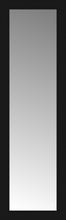 14" x 43" Soho Black Custom Framed Mirror