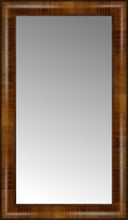 15" x 25" Belmont Light Brown Custom Framed Mirror
