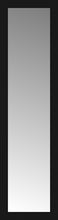 15" x 53" Soho Black Custom Framed Mirror
