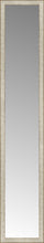 14" x 73" Libretto Antique Silver Custom Framed Mirror