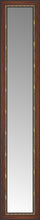 14" x 61" Malabar Walnut Custom Framed Mirror