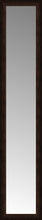 15" x 71" Dark Copper Custom Framed Mirror