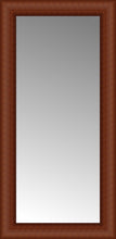 14" x 27" Ansley Cherry Custom Framed Mirror