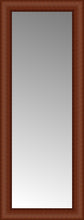 14" x 34" Ansley Cherry Custom Framed Mirror