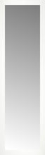 16" x 53" White Wide Cube Custom Framed Mirror