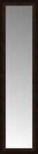 14" x 50" Dark Copper Custom Framed Mirror
