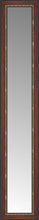 14" x 63" Malabar Walnut Custom Framed Mirror