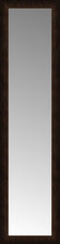 15" x 55" Dark Copper Custom Framed Mirror