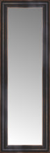 15" x 40" Aged Bronze Slope Custom Framed Mirror
