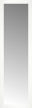 15" x 48" White Wide Cube Custom Framed Mirror