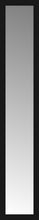 14" x 71" Soho Black Custom Framed Mirror