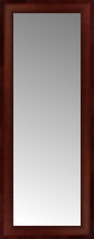 14" x 33" Ansley Mahogany Custom Framed Mirror