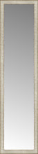 15" x 57" Libretto Antique Silver Custom Framed Mirror