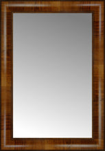 15" x 21" Belmont Light Brown Custom Framed Mirror