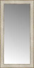14" x 27" Libretto Antique Silver Custom Framed Mirror