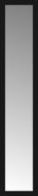 15" x 71" Soho Black Custom Framed Mirror