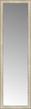 16" x 53" Libretto Antique Silver Custom Framed Mirror