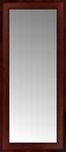 14" x 30" Ansley Mahogany Custom Framed Mirror
