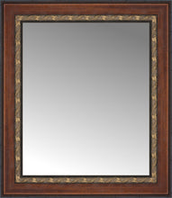 22" x 25" Malabar Walnut Custom Framed Mirror
