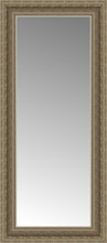 14" x 29" Ambrosia Silver Custom Framed Mirror