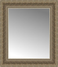 15" x 17" Ambrosia Silver Custom Framed Mirror