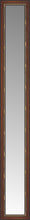 14" x 81" Malabar Walnut Custom Framed Mirror