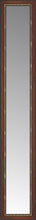 15" x 74" Malabar Walnut Custom Framed Mirror