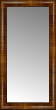 14" x 26" Belmont Light Brown Custom Framed Mirror