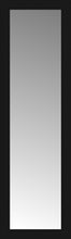 15" x 47" Soho Black Custom Framed Mirror