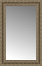 15" x 22" Ambrosia Silver Custom Framed Mirror