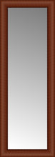14" x 37" Ansley Cherry Custom Framed Mirror