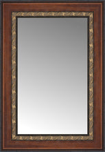 15" x 20" Malabar Walnut Custom Framed Mirror