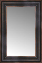 15" x 21" Aged Bronze Slope Custom Framed Mirror