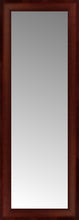14" x 36" Ansley Mahogany Custom Framed Mirror