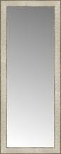15" x 37" Libretto Antique Silver Custom Framed Mirror