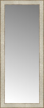 16" x 38" Libretto Antique Silver Custom Framed Mirror