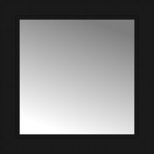 16" x 16" Soho Black Custom Framed Mirror