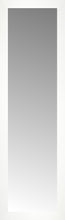 14" x 45" White Wide Cube Custom Framed Mirror