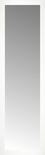 16" x 53" White Wide Cube Custom Framed Mirror