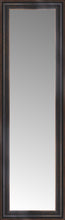 16" x 48" Aged Bronze Slope Custom Framed Mirror