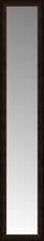 15" x 73" Dark Copper Custom Framed Mirror