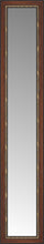 14" x 60" Malabar Walnut Custom Framed Mirror
